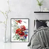 Daisy And Poppy- 14CT Stamped Cross Stitch 35*47cm/13.78*18.5in