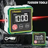 Magnetic Angle Finder Protractor Inclinometer Gauge LCD Backlight Measure Tool