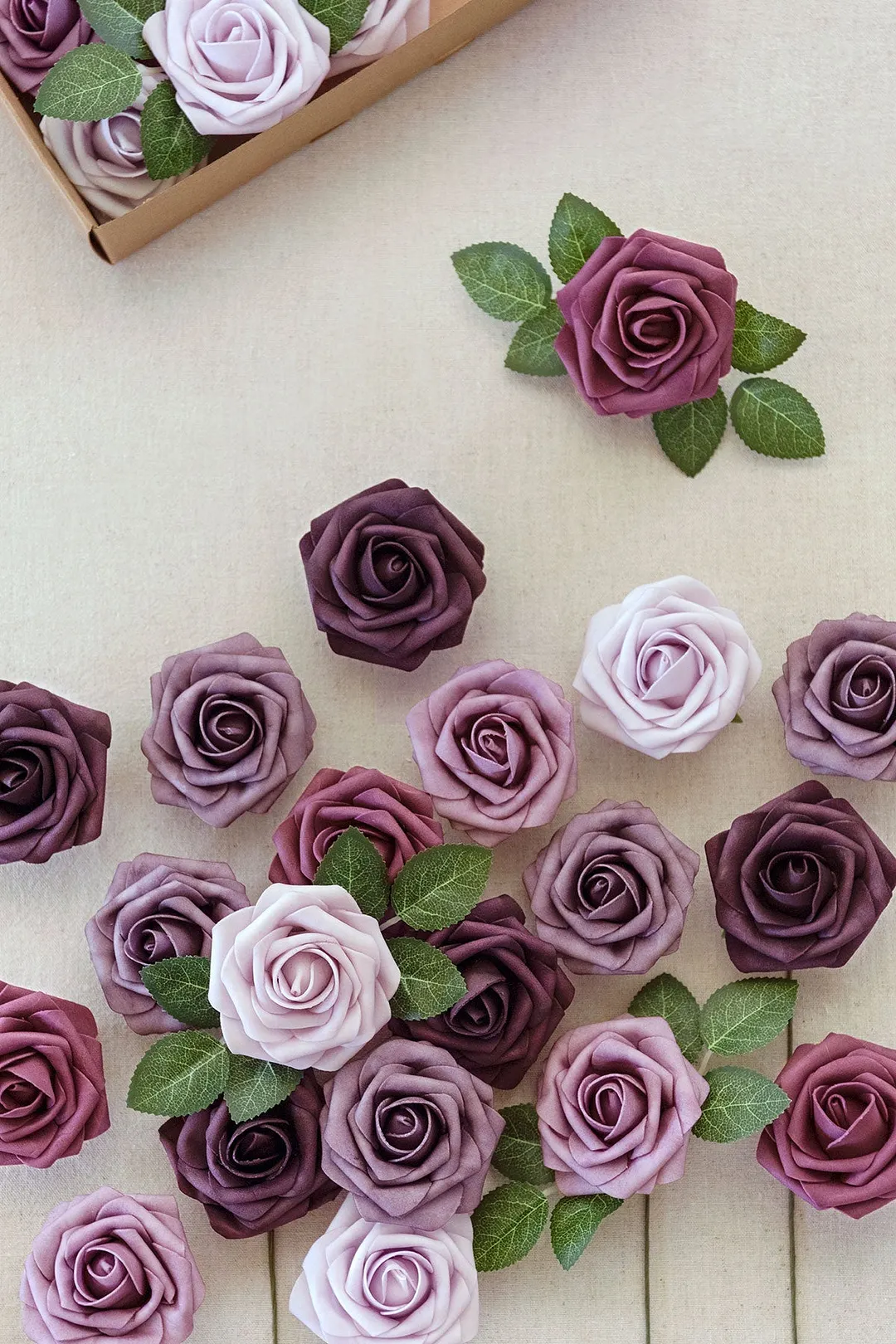 3" Foam Rose with Stem - 56 Colors