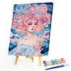(Multi-Style)Flower Girl-Paint By Numbers Acrylic Painting 40*50cm