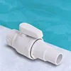 2-Way Ball Valve Float Valve Pool Filter Stop Connector for Home Backyard Plunge