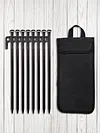 4/8Pcs Tent Stakes Beach Tent Pegs Heavy Duty Ground Anchors for Outdoor Camping