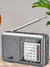 Portable Radio with Rechargeable Battery & Earphone FM AM SW Radio Pocket Radio