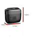 Car trash can Car trash can door storage box built-in garbage bag