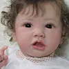 Open Eyes 20'' Realistic Weighted Flora Reborn Baby Toddlers Doll Girl with "Heartbeat" and Coos - RBBI-Myrebornbabydoll&reg; Myrebornbabydoll&reg;