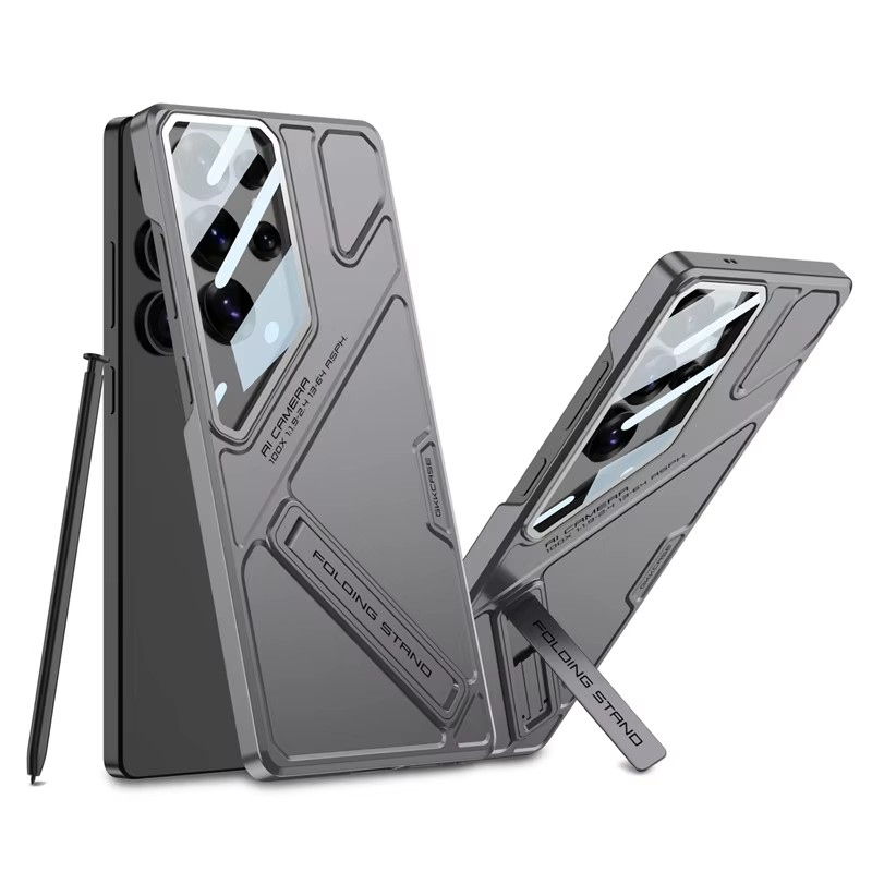 Fashion Ultra Thin Matte Armor Phone Case for Samsung S23 S24 S25 S26 Ultra With Lens Protection Film Shockproof Hard PC Back Cover