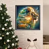 Diamond Painting-DIY Full Round Drill Lion(50*50 CM)