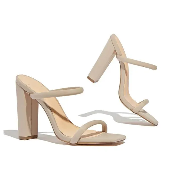 Summer High Heel Strap Sandals