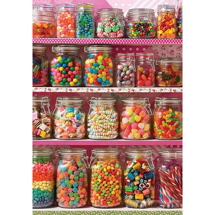 Candy Round Full Drill Diamond Painting 30X40CM(Canvas) gbfke