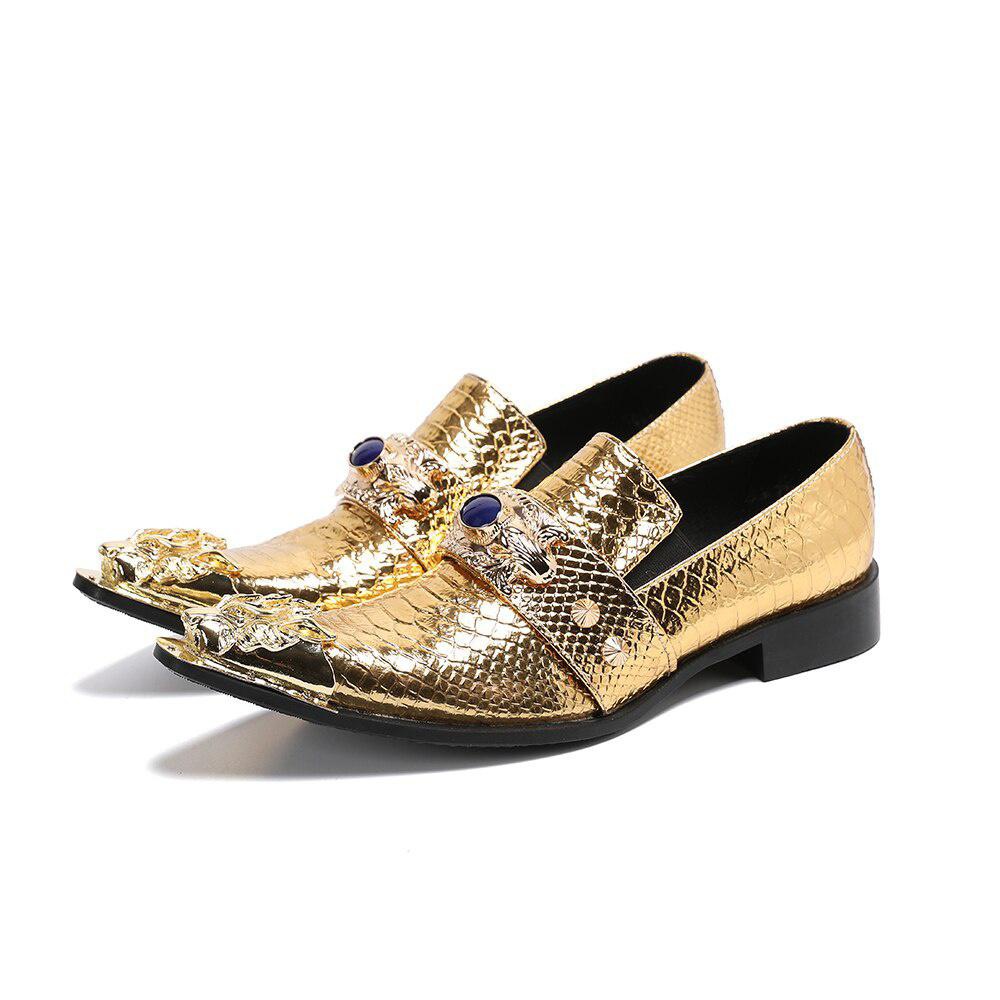 GOOSHOE Shoes Steel Toed Shoes Leathers Dress Shoes