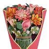 Floral Thank You Card 3D Pop Up Card for All Occasion (Blossoms)
