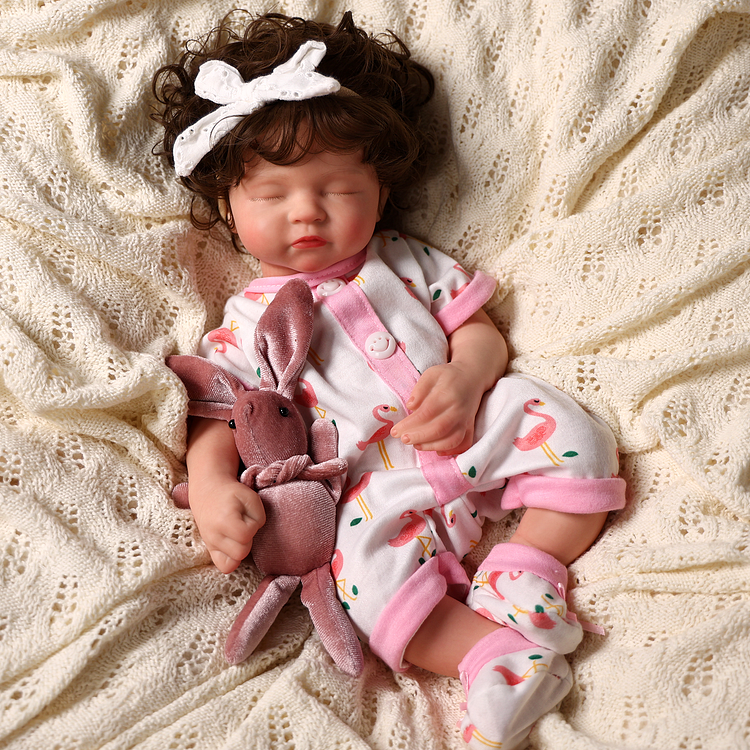 Babeside Tammy 16" Realistic Silicone Sleeping Baby Little Infant Girl Building Lovely Memories