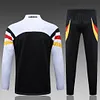 2024 Germany Half-Pull Training Suit White Football Shirt 1:1 Thai Quality