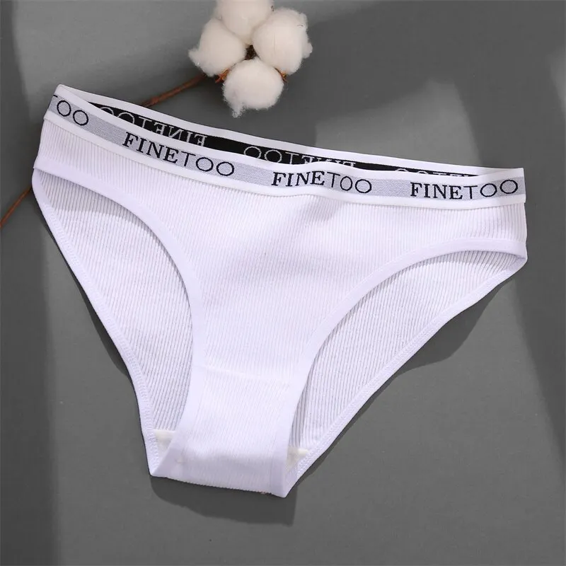 Billionm Cotton Thread Panties for Women Low Waist Sexy Briefs Female Underpants Solid Color Underwear Women's Intimates Lingerie