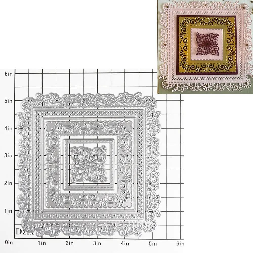 Athvotar Styles) Animals Lace Metal Cutting Dies for Card Making Paper 2024 New Embossing Die Cuts Sets Album Crafts Stencils