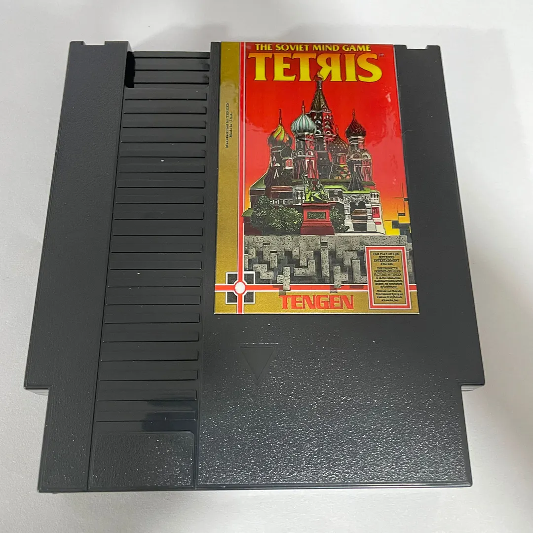 Tetris: The Soviet Mind Game NES For Nintendo Entertainment System Console - 8 Bit Game Cartridge