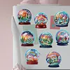 8PCS Diamond Painting Magnets Refrigerator for Adult Kid (Rainbow Crystal Ball)