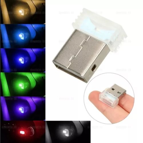 Dronehint USB LED Light Car Parts Atmosphere Ambient Decor Trim Lamp Light Accessories (For: Acura) Parts