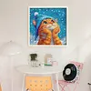 (US Local)Cat-14CT Stamped Cross Stitch Kit(40x40cm)