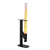 [US Local Warehouse] 50.79in Pellet Stove with Glass Tube Pellet Patio Heater with Table Wood Burning Stove Smokeless Firepit for Camping Beach Garden Balcony