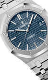 Silver 904L Steel Blue Dial - Automatic - 37mm