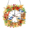 DIY Christmas Acrylic Diamond Painting Clock Pendant Hanging Kit