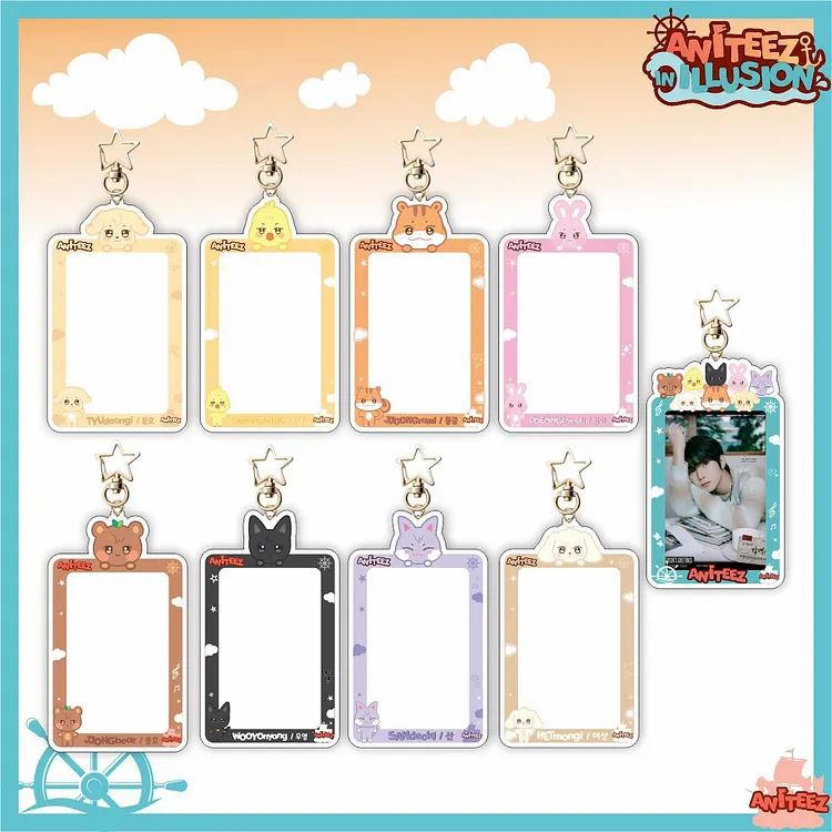 officialateezshop ATEEZ Aniteez In Illusion Card Holder