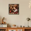 Diamond Painting-DIY Full Round Drill Girl And Animal