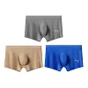 Men's Ice Silk Sexy 3D Seamless Boxers Panties