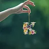 DIY Diamond Painting Butterfly Flower Lettter Keychain Kit