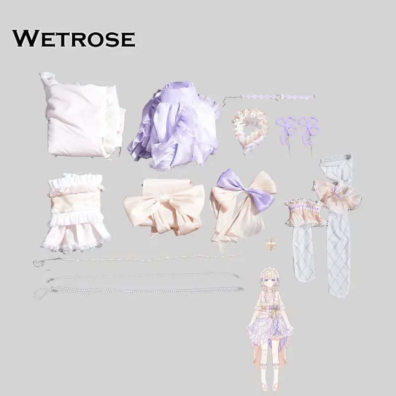 [Wetrose] In Stock Hololive Vtuber ReGLOSS Todoroki Hajime Kimono Cosplay Costume 轟はじめ着物コスプレ
