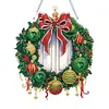 Diamond Painting Christmas Wreath Pendant