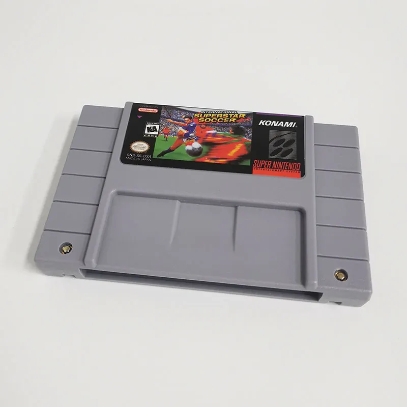International Superstar Soccer SNES For Super Nintendo Entertainment System - 16 Bit US Version Game Cartridge