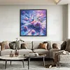 Dream Of Butterfly-Full Embroidery 2 Strands 14CT Stamped Cross Stitch-75*75CM-Large Size