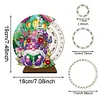 DIY Special Shape Garden Gnome Diamond Painting Spinning Calendar Kit