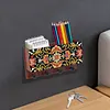 Mandala Wall Mounted DIY Diamond Art Diamond Painting Storage Case with Hook