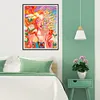 Diamond Painting -DIY Round Drill Sun Mask Girl