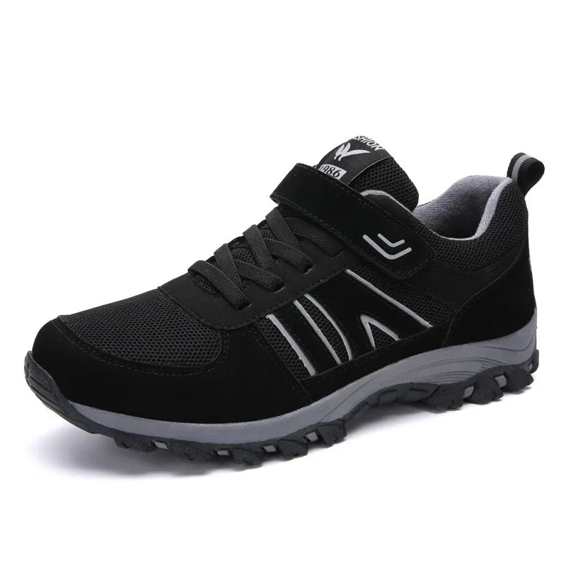 VEAMORS Outdoor Men Women Hiking Shoes Breathable Sneakers Anti-Slip Trekking Shoes Couples Mountain Climbing Footwear Unisex
