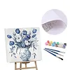 (US Local)Paint By Numbers Kit On Canvas DIY Oil Art Vase Picture Home Decor40x40cm