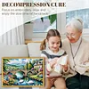 (US Local)Swan Hut-11CT Stamped Cross Stitch Kit(60x40cm)