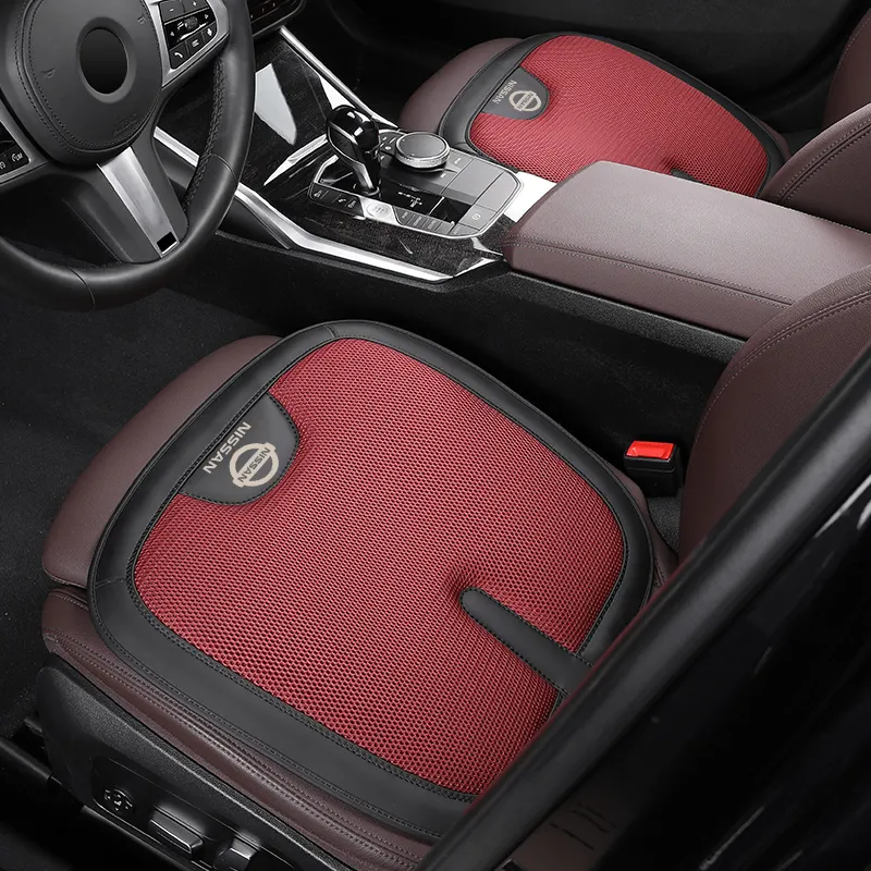 ✨Spring Sale✨Summer Comfortable Leather Ice Silk Mosaic Car Seat Cushion
