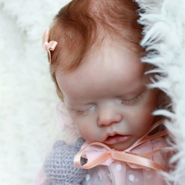 17'' SoftTouch Full Silicone Amina Reborn Baby Doll Girl