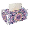 DIY Diamond Art Paper Towel Holder Diamond Decorative Tissue Box for Home Decor