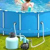 2 Pack Swimming Pool Pipe Holders with Tape Designed Compatible with Intex Pools