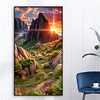 Diamond Painting-DIY Full Round Drill Mountains Fields(70*40 CM)