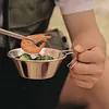 4Pcs 300ml Outdoor Sierra Bowl Stainless Steel Tableware for Backpacking Hiking