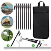 4/8Pcs Tent Stakes Beach Tent Pegs Heavy Duty Ground Anchors for Outdoor Camping