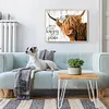 Hignland Cow - 11CT Stamped Cross Stitch 50*40cm
