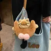 Spinning Balls Cat Keychain Bag Charm Funny Gift Idea