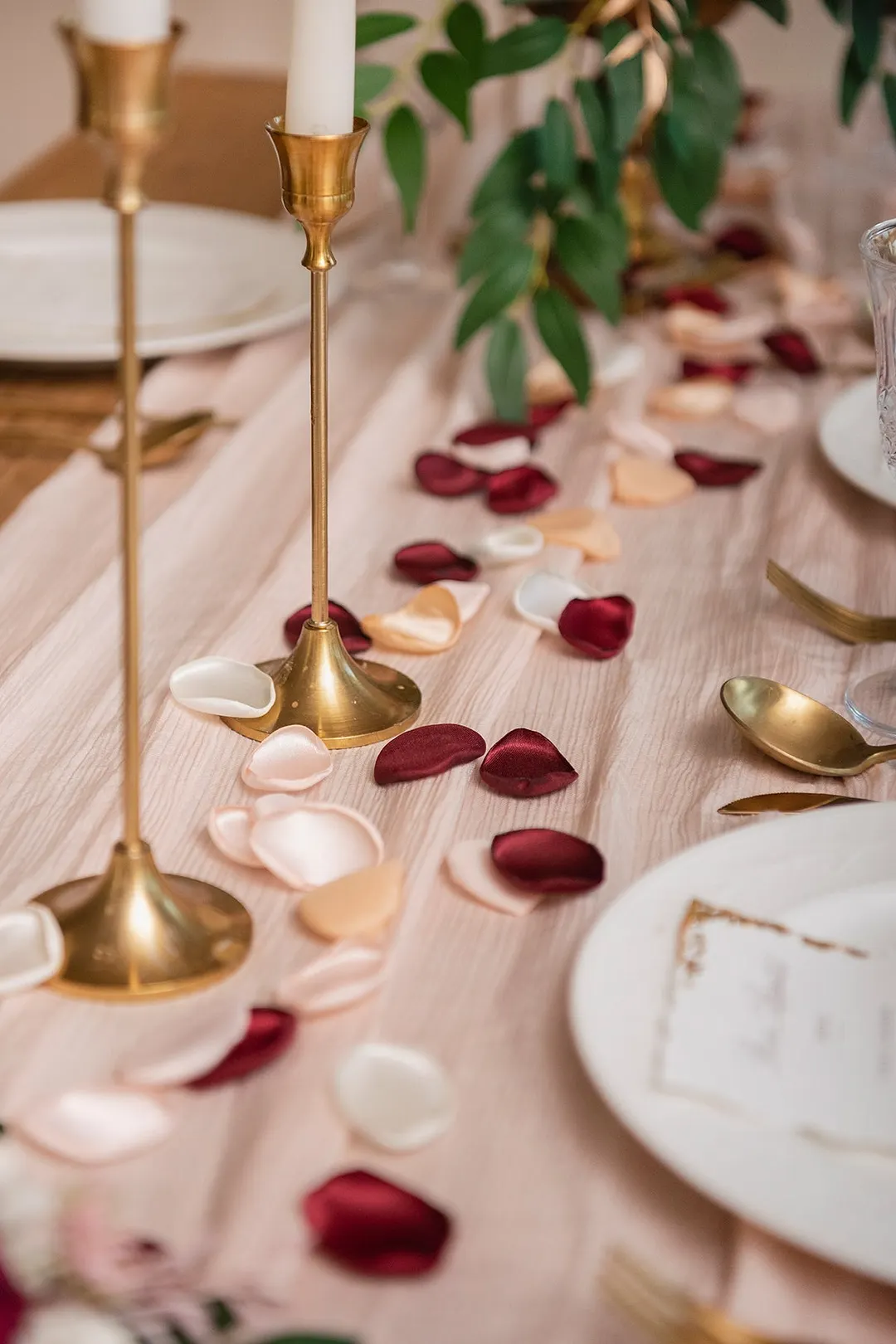 Silk Rose Petals